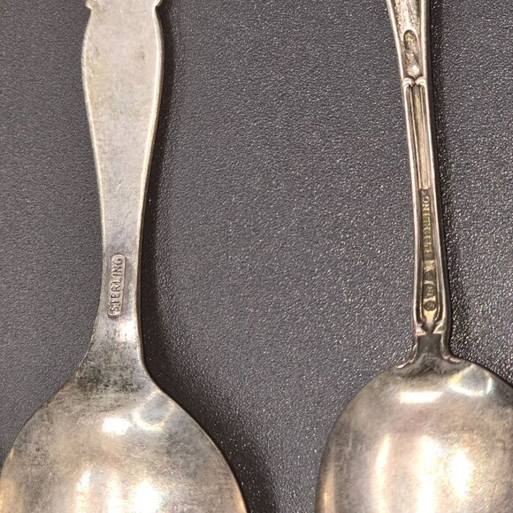 Vintage Collectible Sterling Silver Souvenir Spoons Set Of 5 of California CT35C - Picture 9 of 12